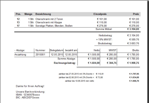 rechnung